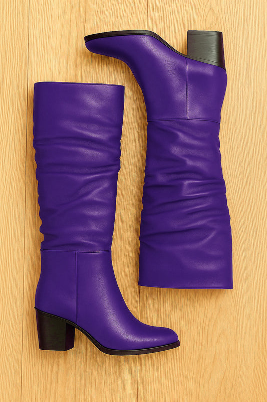 DAVID PURPLE LEATHER
