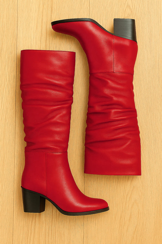 DAVID LEATHER RED