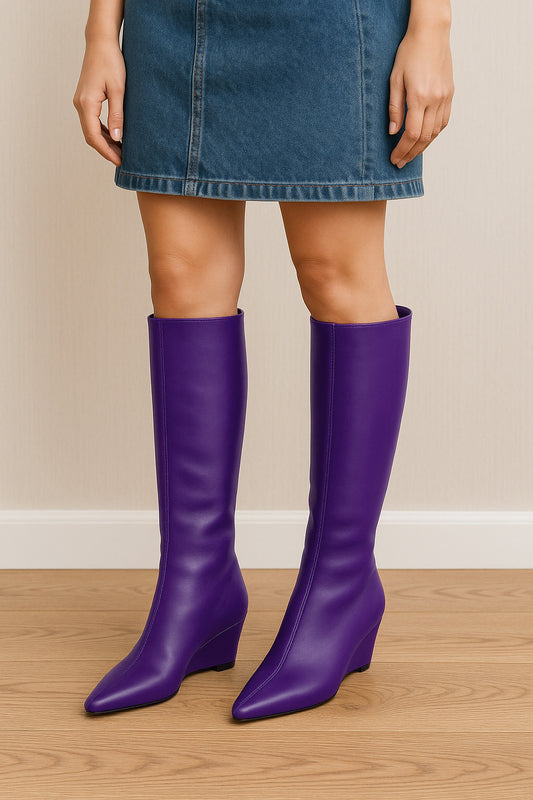 SYDNEY PURPLE LEATHER