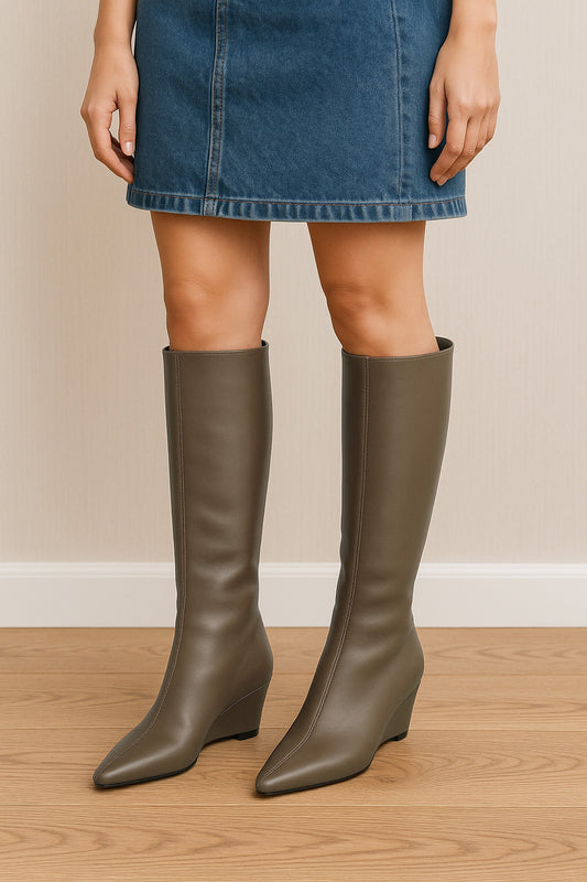 SYDNEY LEATHER TAUPE