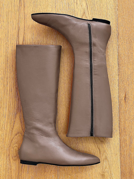 PETER LEATHER TAUPE