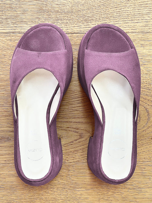 JACKIE SUEDE LILAC