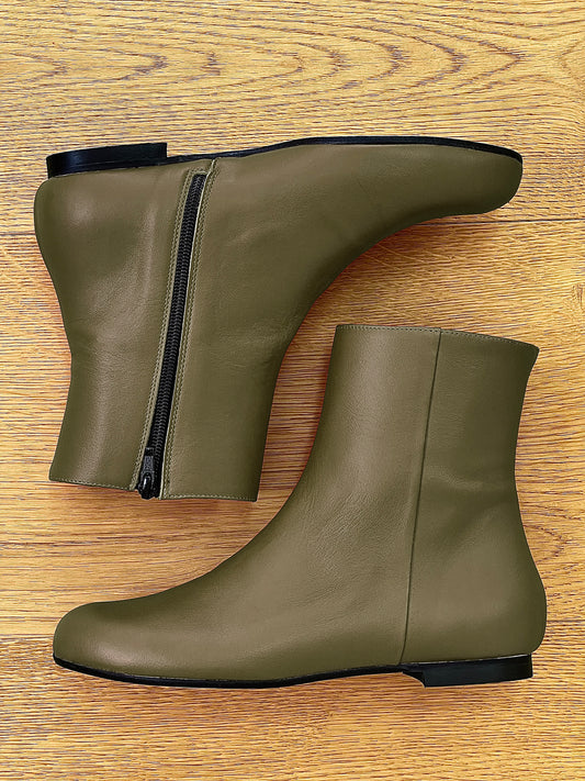 KOEN LEATHER KHAKI