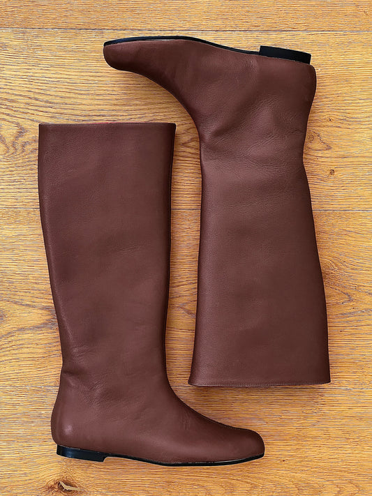 CINDY LEATHER BROWN