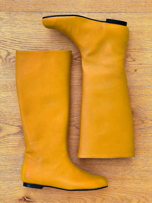 CINDY LEATHER YELLOW