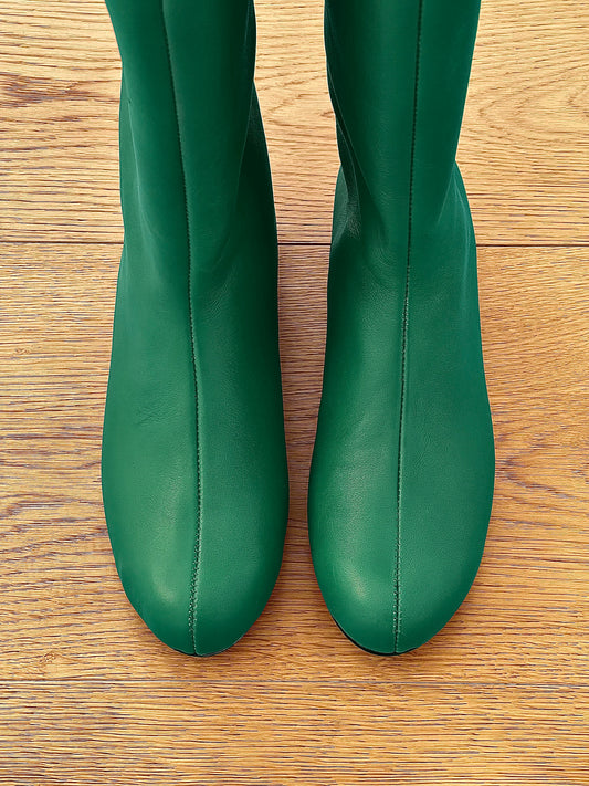 CINDY GREEN LEATHER