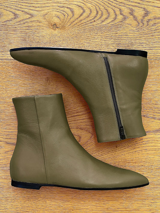 SKÓRA KHAKI GERRI