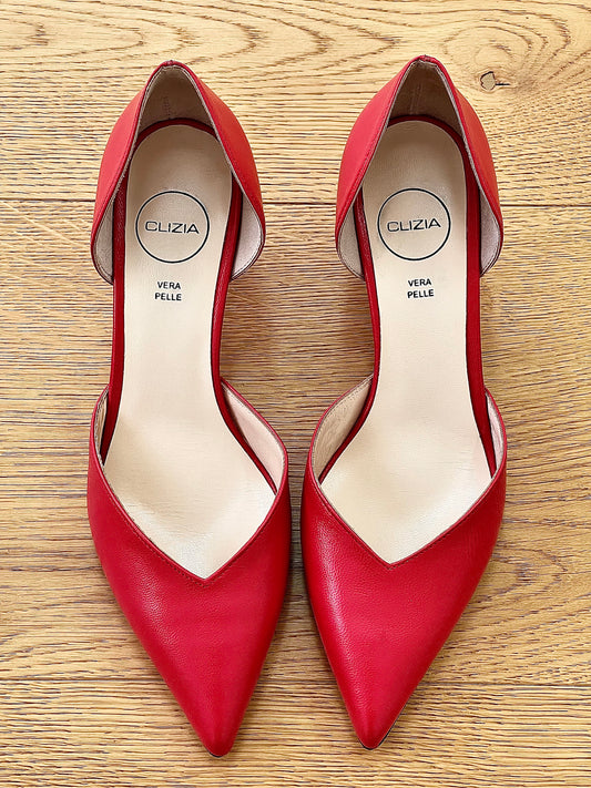ALDA LEATHER RED