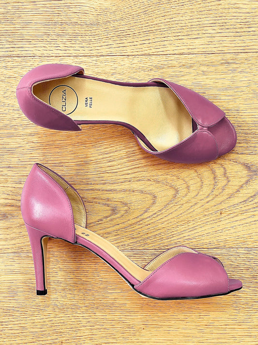 WANDA LEATHER LILAC