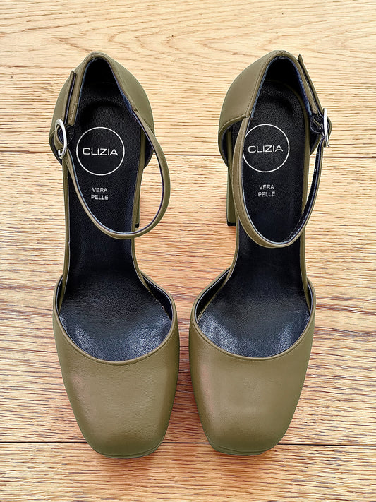 IKO LEATHER KAKI