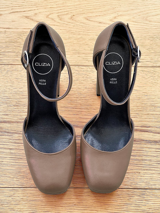 IKO LEATHER TAUPE