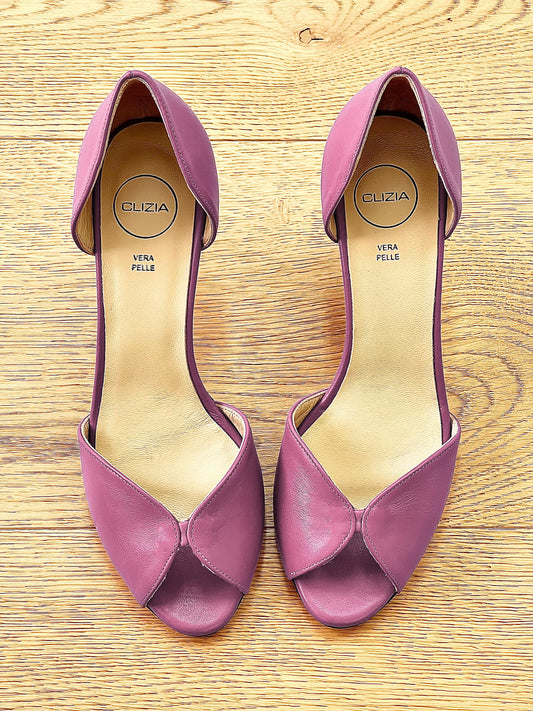 WANDA LEATHER LILAC