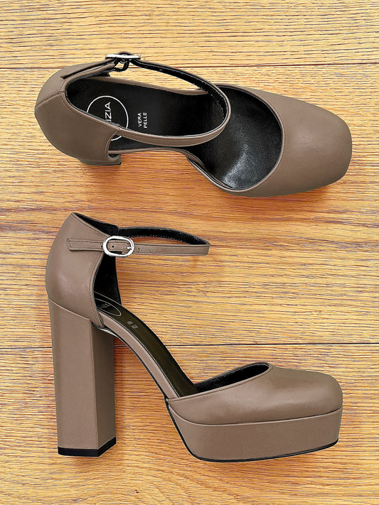 IKO LEATHER TAUPE