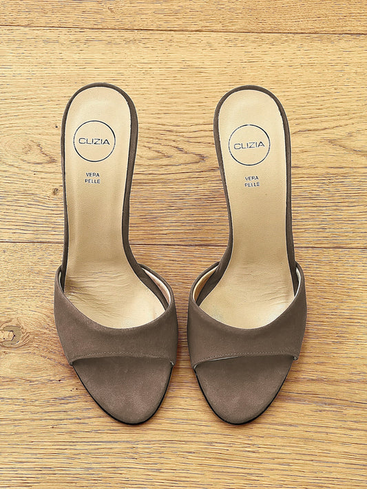 INES SUEDE TAUPE