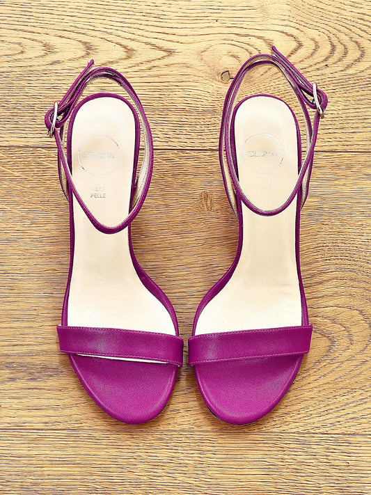 BETH LEATHER FUCHSIA