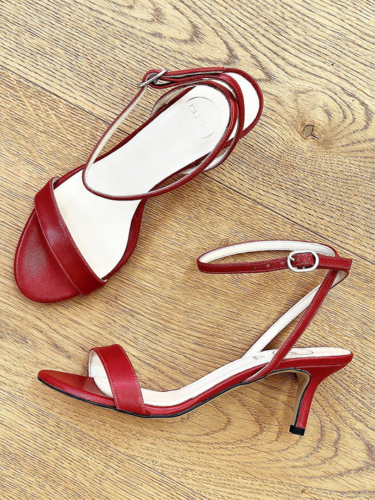BETH LEATHER RED