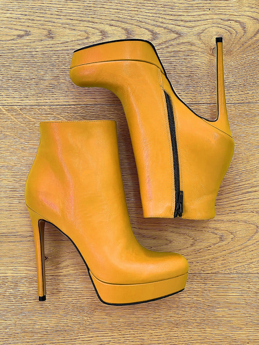 LOREN LEATHER YELLOW