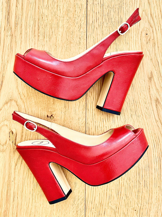 HELLEN LEATHER RED