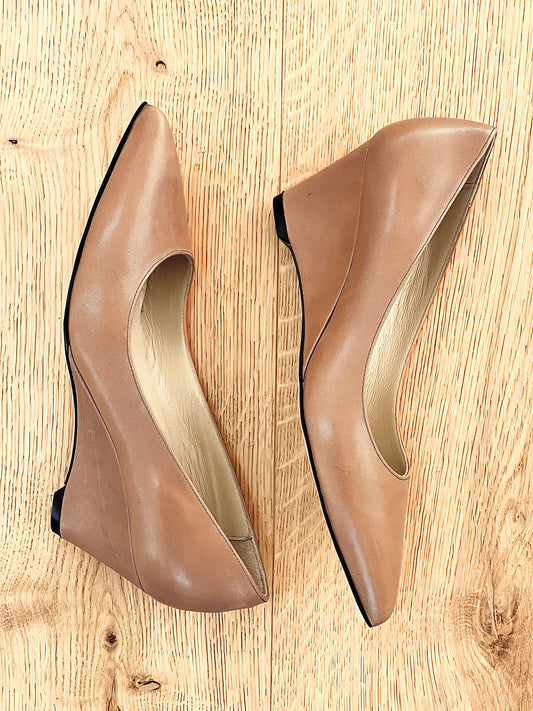AVA LEATHER TAUPE