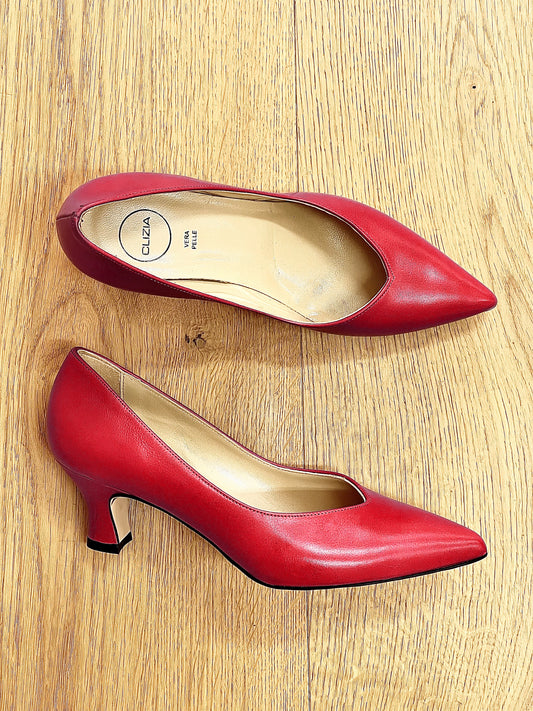 JENNA LEATHER RED