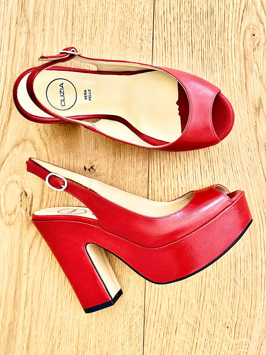 HELLEN LEATHER RED