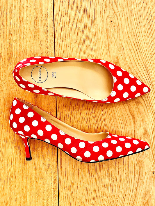 GAIA POLKA DOTS RED