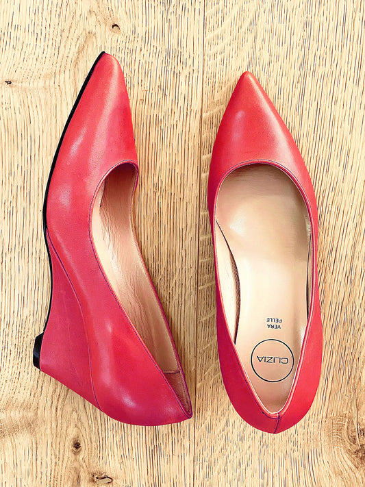 AVA LEATHER RED