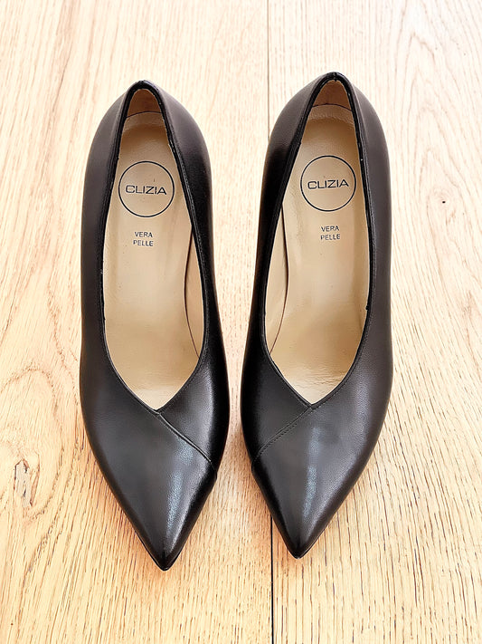 CONNECT LEATHER CZARNY