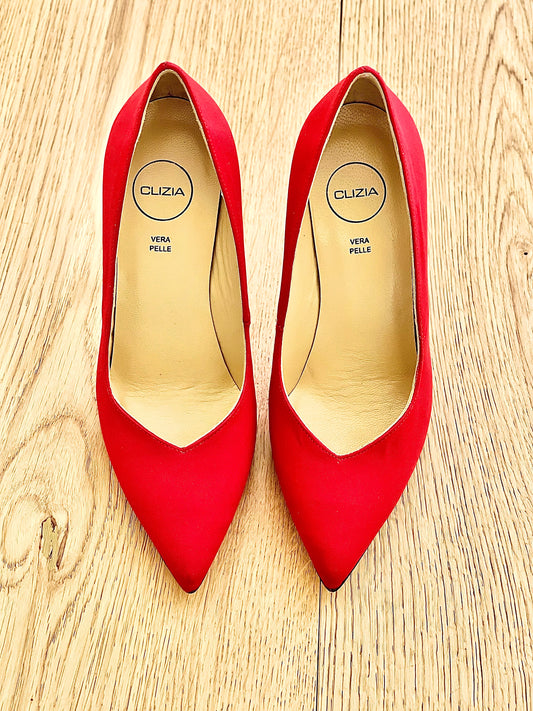 ELI RED SATIN