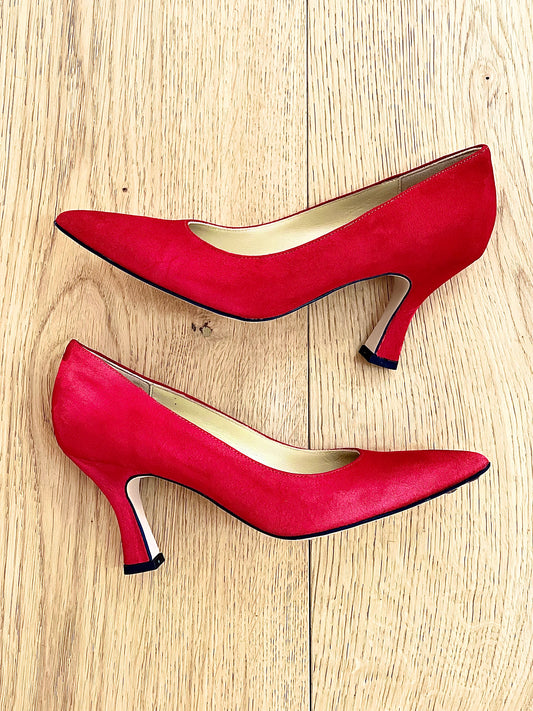 JOAN RED SUEDE