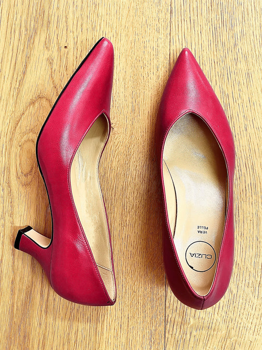 JENNA LEATHER RED