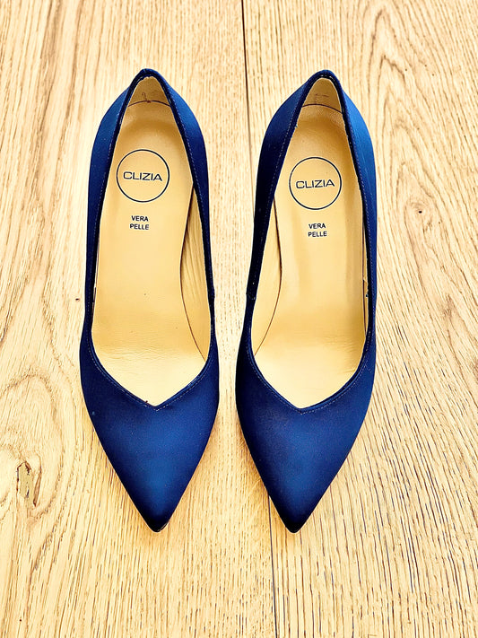 ELI BLUE SATIN