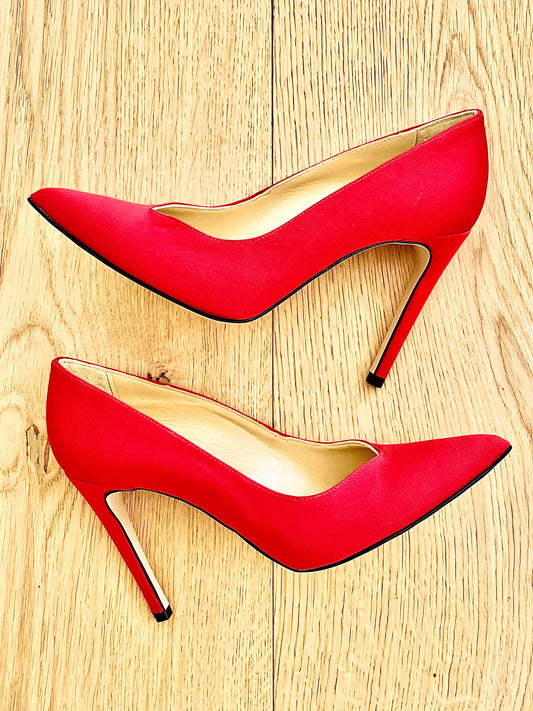 ELI RED SATIN