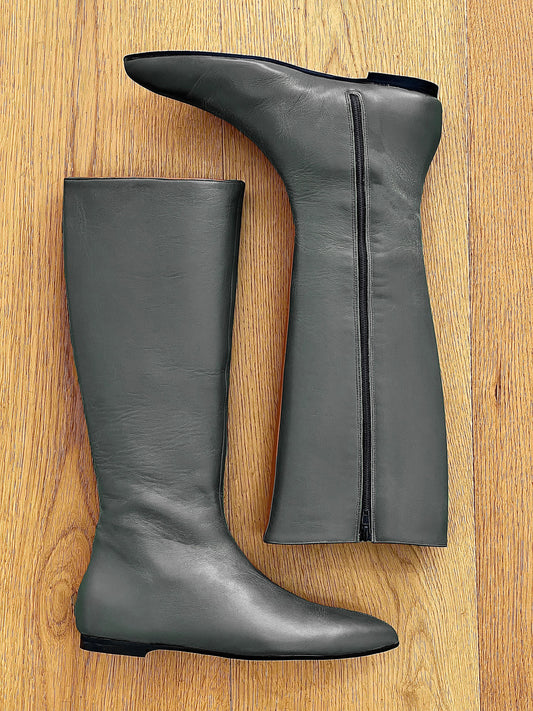 PETER LEATHER CINZENTO
