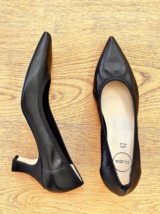 DARIA LEATHER PRETO
