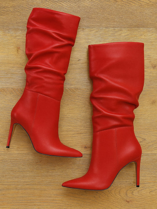 ARZU LEATHER VERMELHO