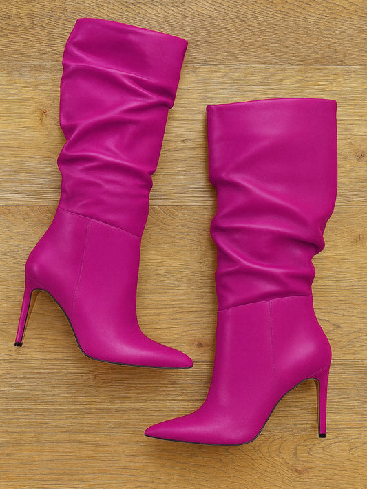 ARZU LEATHER FÚCSIA