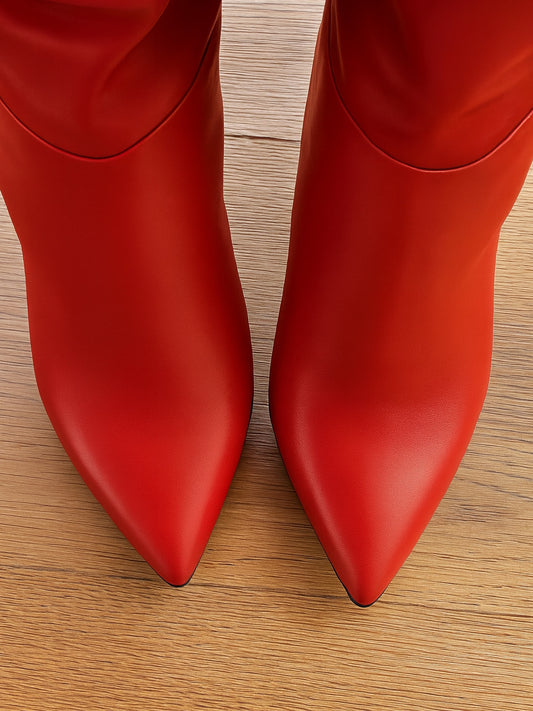 ARZU LEATHER VERMELHO