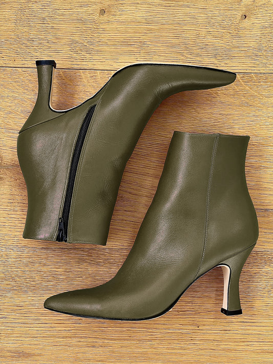 KAORI LEATHER KHAKI