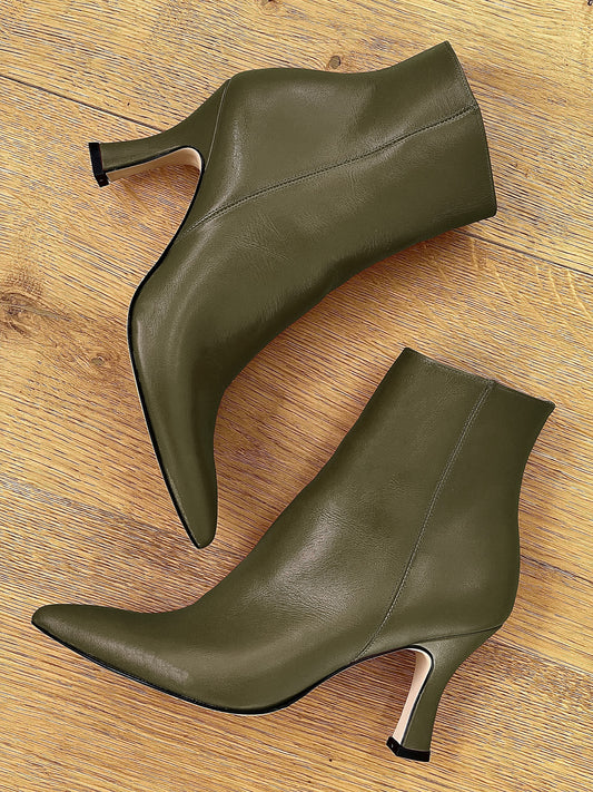 KAORI LEATHER KHAKI