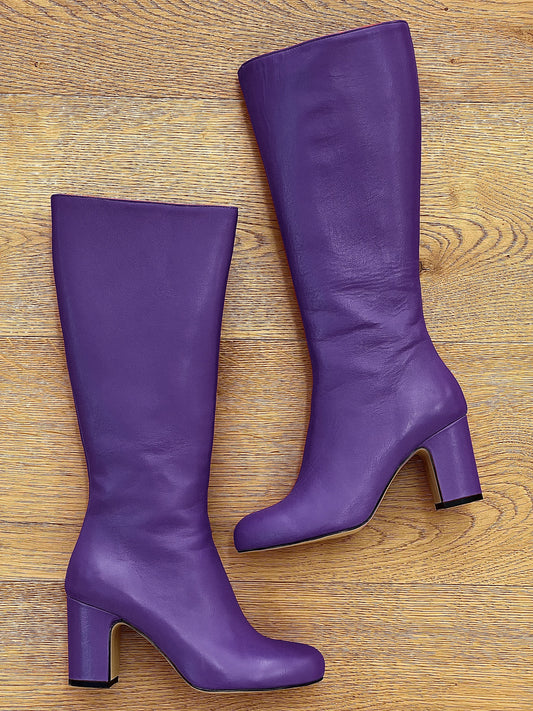 VIENA EM COURO ROXO