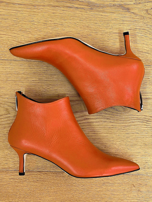 GHITA LEATHER ORANGE