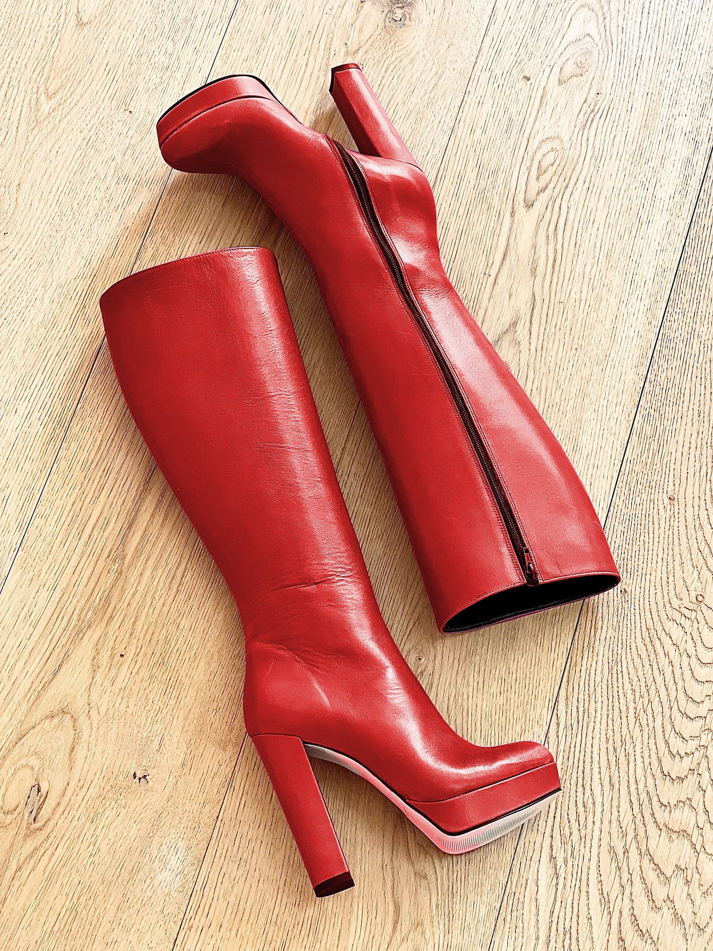 SAVANA COURO VERMELHO