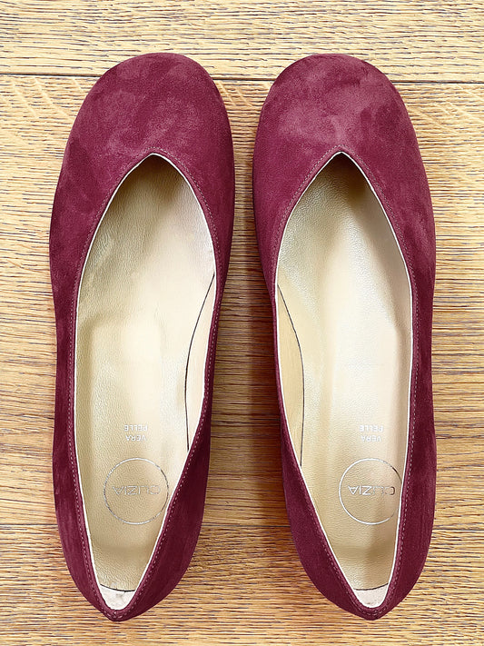 ANJA PIELE DE CĂPRIOARĂ BURGUNDY