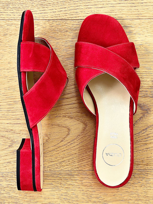 URIEL RED SUEDE