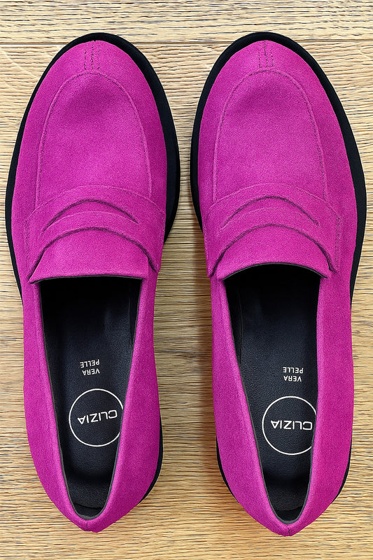 NELLY DIN PIELE DE CĂPRIU FUCSIA