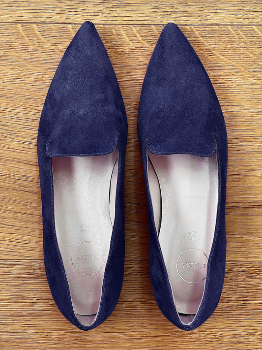 JOSS SUEDE ALBASTRU