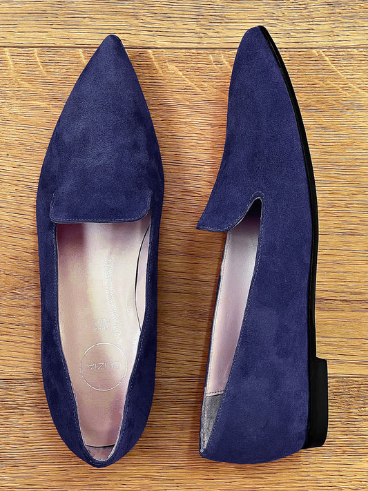 JOSS SUEDE ALBASTRU