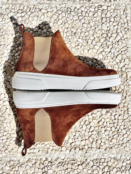 TELLY SUEDE COGNAC