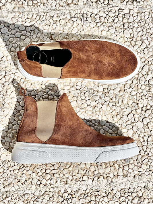 TELLY SUEDE COGNAC